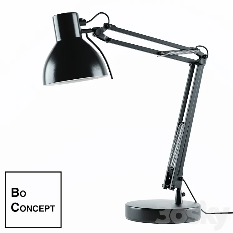 Table Lamp Work BoConcept 3DS Max