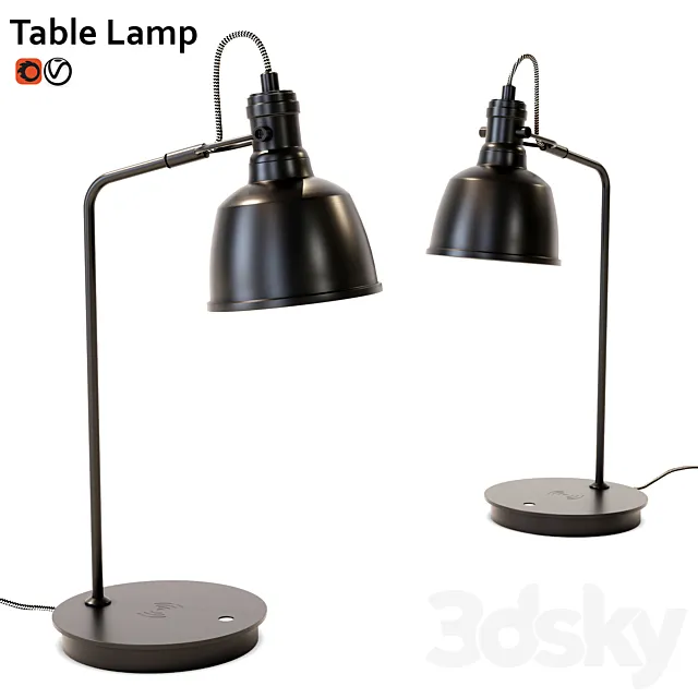 Table lamp ZARA home 3DSMax File