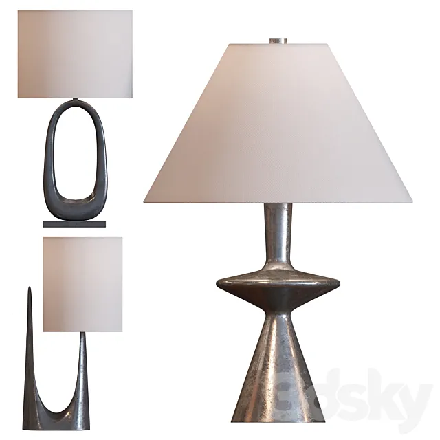 Table lamps LUXDECO 3ds Max