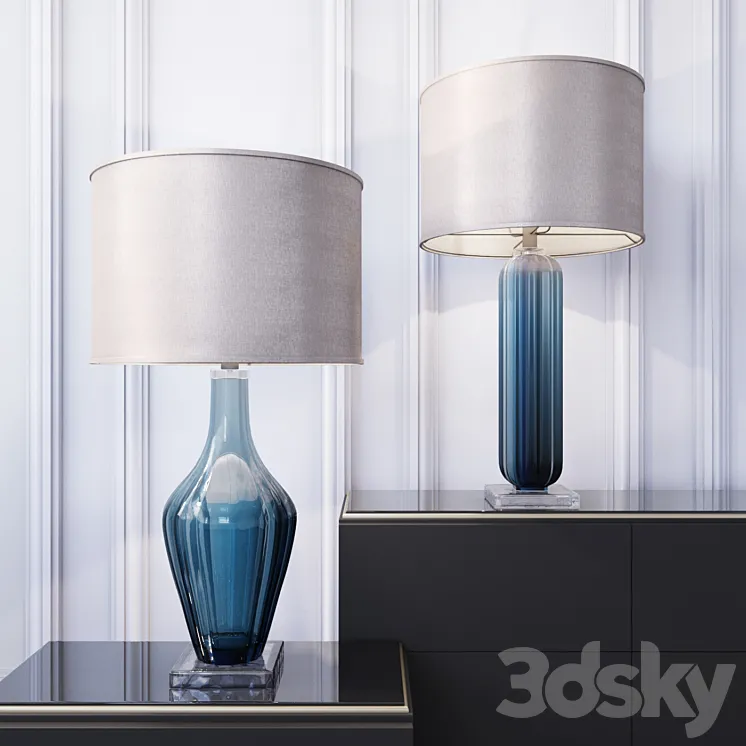 Table lamps UTTERMOST: 26191 26193 3DS Max