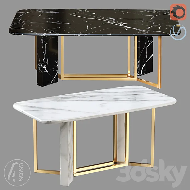 Table Marble MClassic TB-0022 3DS Max Model