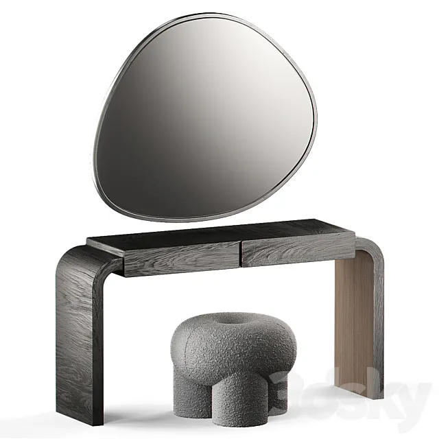 Table Nebo Pouf Ollie Mirror SPOT M 3DS Max Model