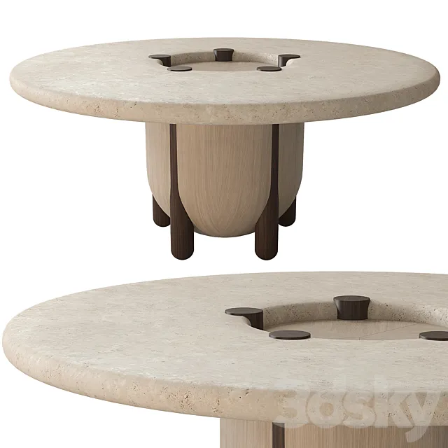 TABLE O HIGH BY MATTHIEU RECOPE DE TILLY 3DSMax File