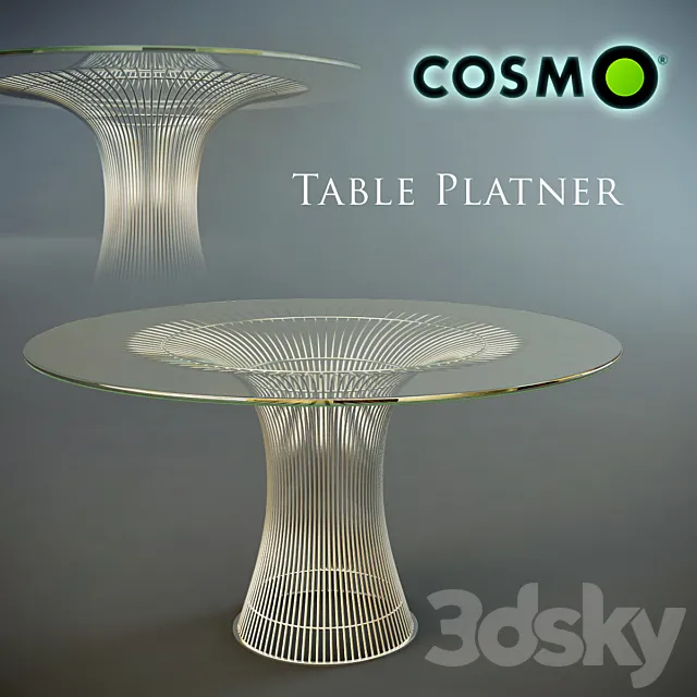 Table Platner 3DSMax File