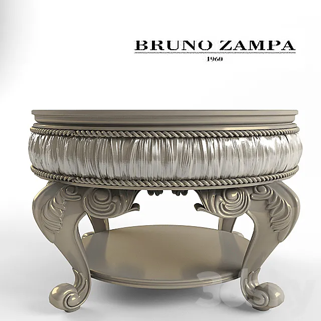 Table round Bruno Zampa 3DS Max Model