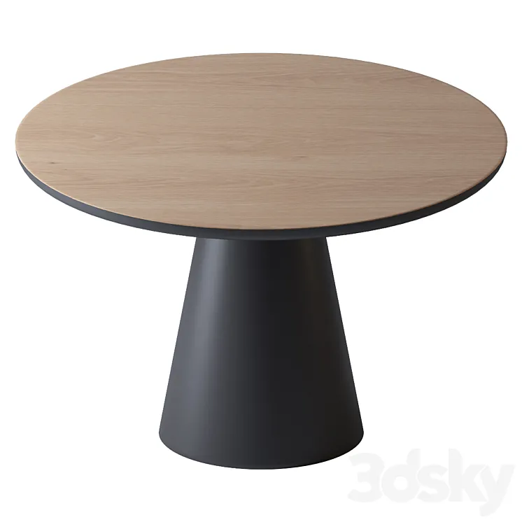 Table round Cone 3DS Max