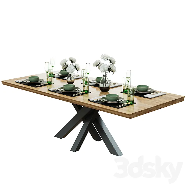 Table “Sense” 3ds Max