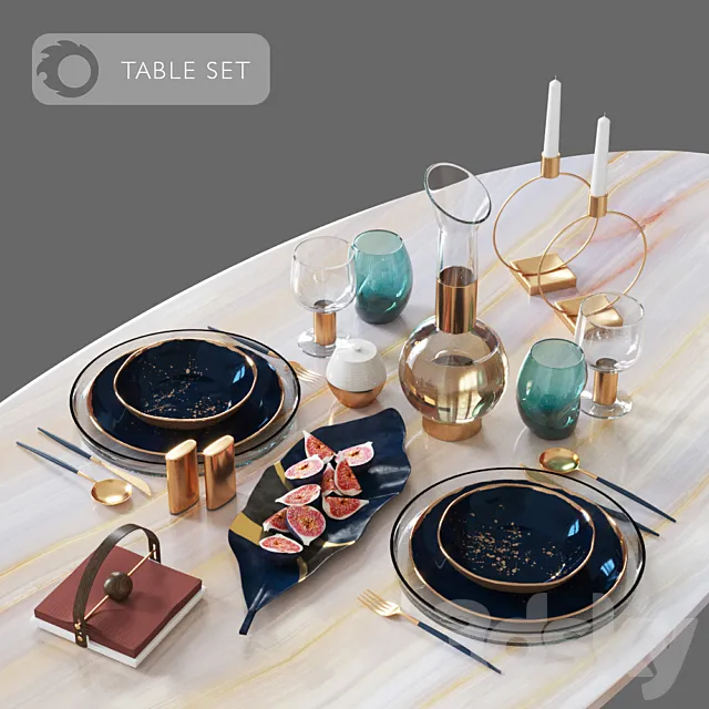 Table serving 3DSMax File