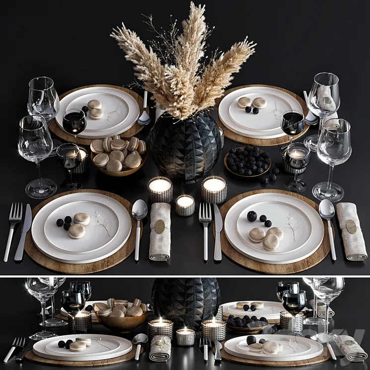 table set 01 3DS Max