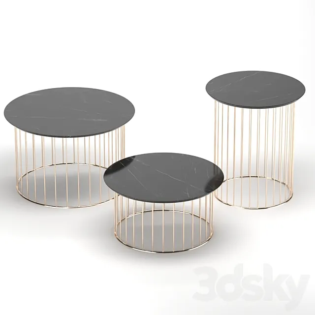 Table set 3DSMax File