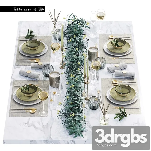 Table setting 002