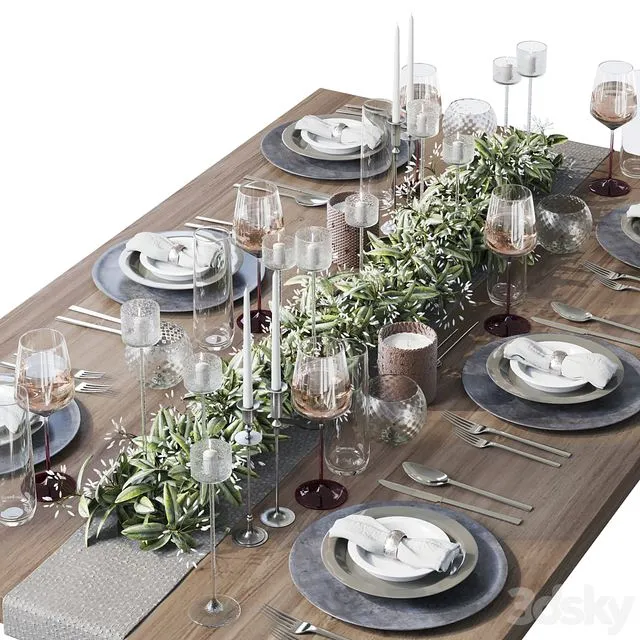 Table Setting 005 3dsMax Model