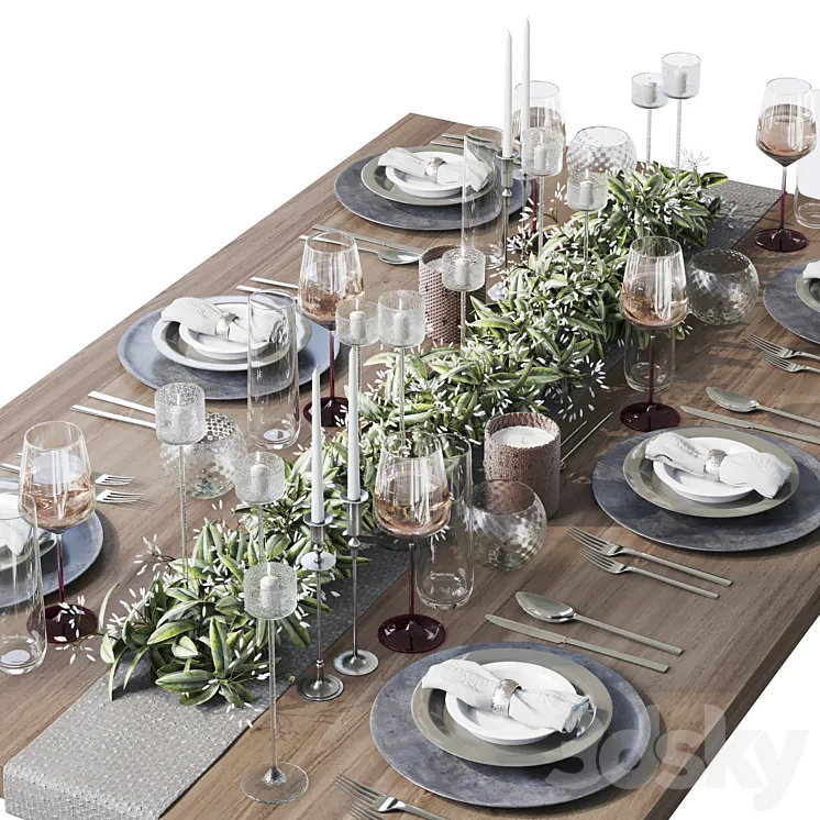 Table setting 005 3DS Max Model