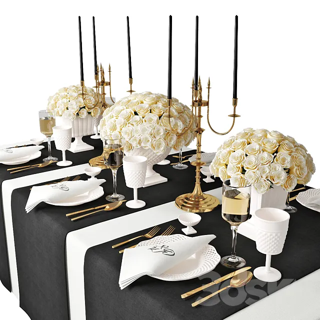 table setting 07 3ds Max