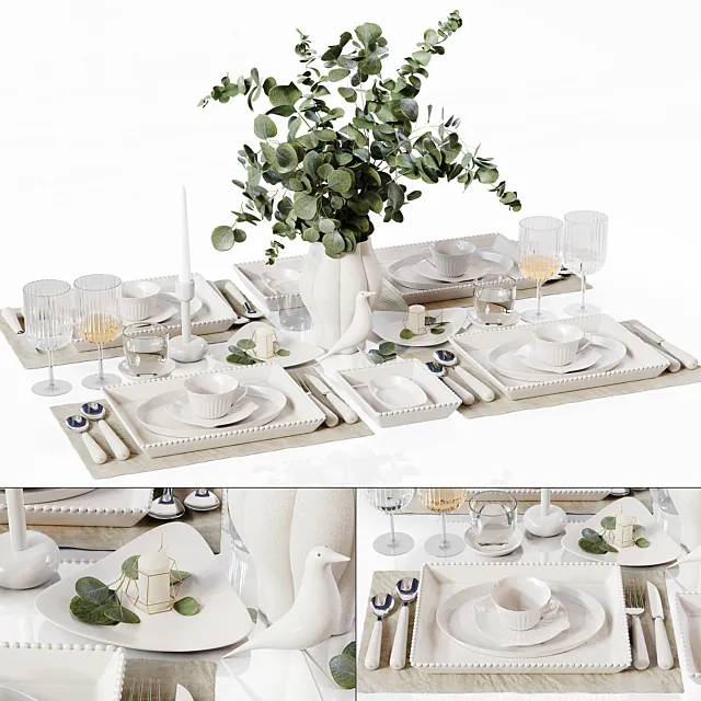 Table Setting 14 3dsMax Model