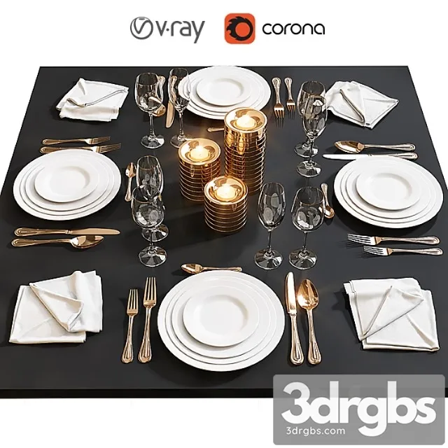 Table setting 17 5 3dsmax Download