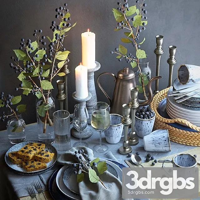 Table setting 25 3dsmax Download