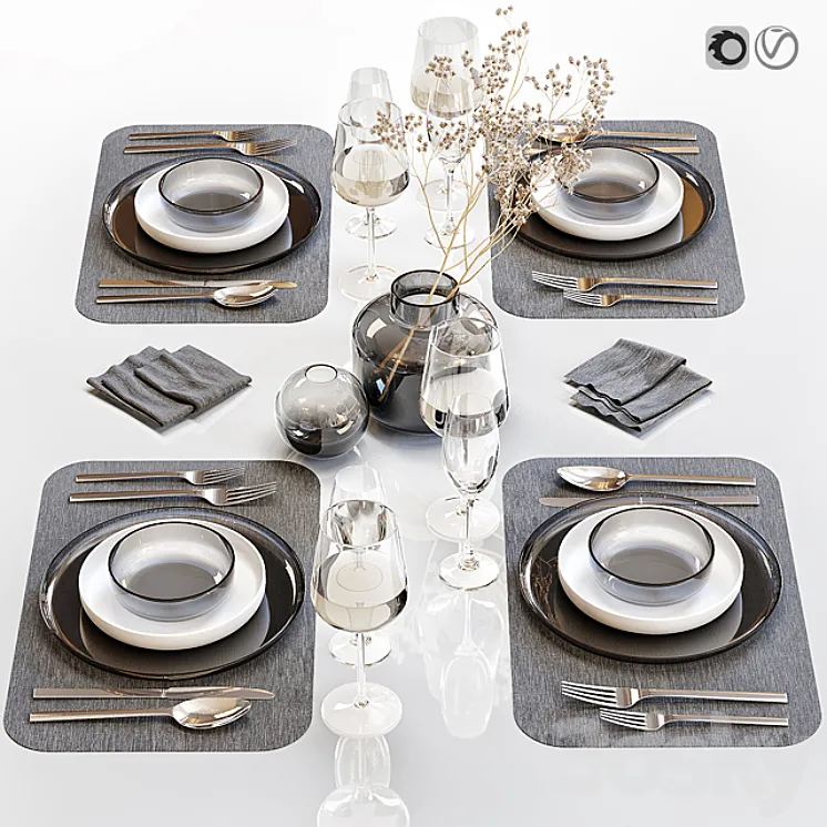 Table setting 26 3DS Max