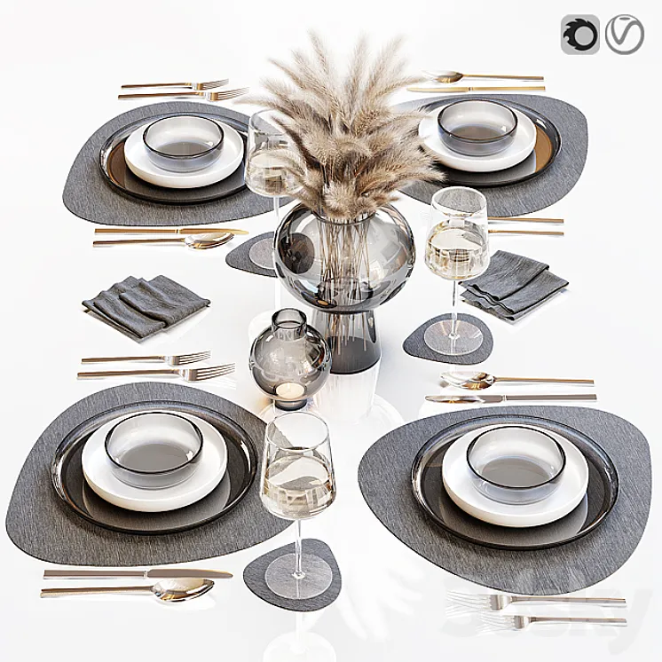 Table setting 27 3DS Max