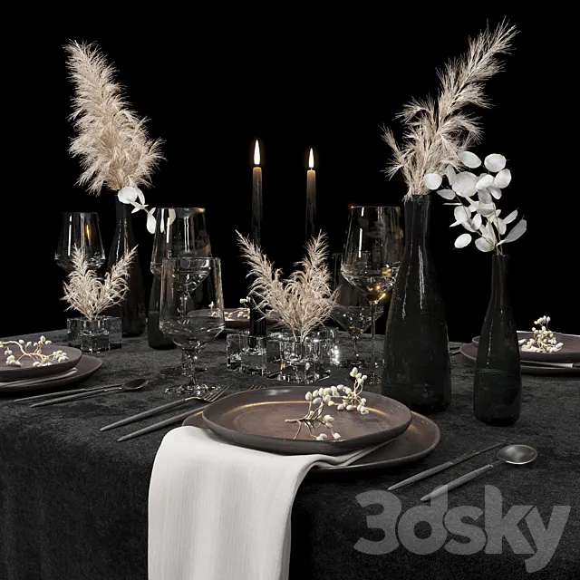 Table Setting 3ds Max