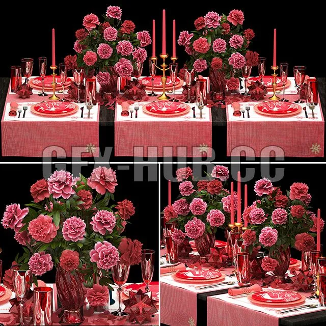 Table setting 5. ZARA HOME 3dsMax Model