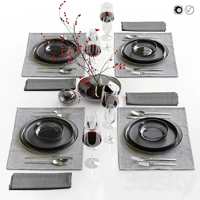 Table setting _ Table setting 42 3ds Max