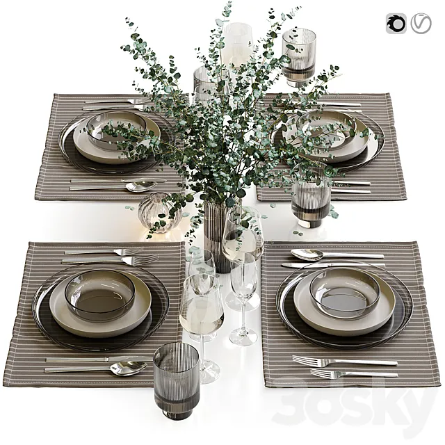 Table setting _ Table setting 43 3ds Max