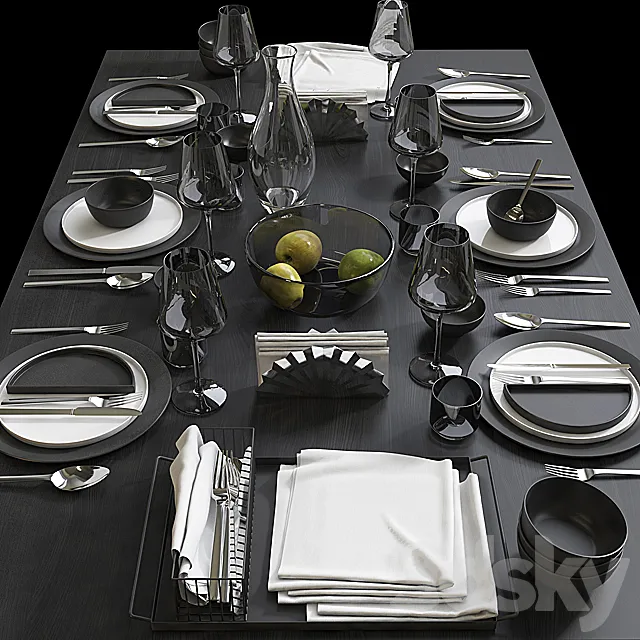 Table setting _ Table setting 9 3DSMax File