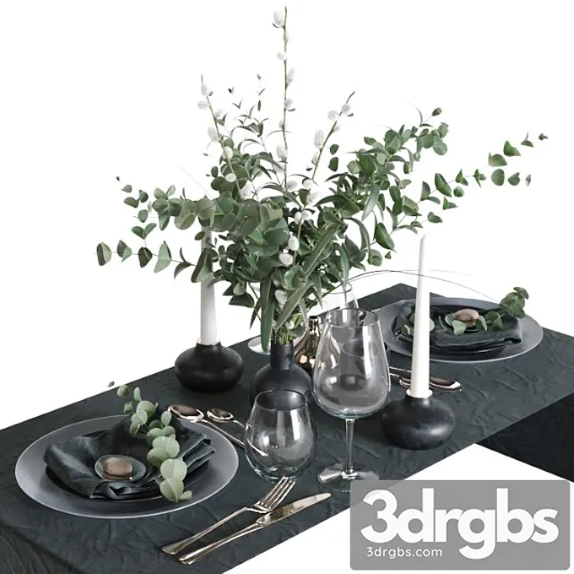 Table setting d 1 (vray next) 3dsmax Download