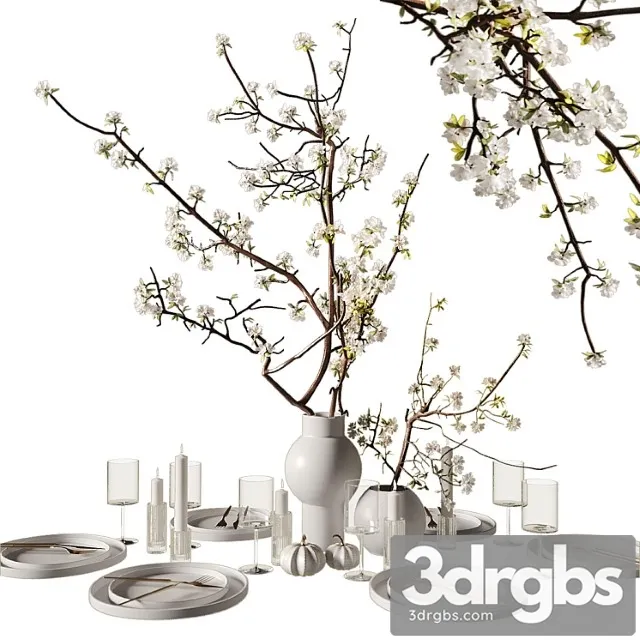 Table setting modern style