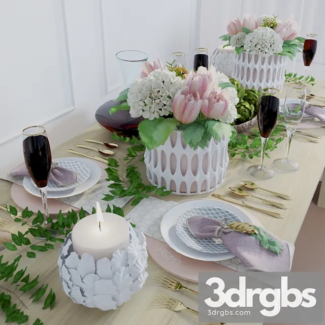 Table Setting Spring 1 3dsmax Download