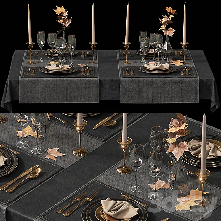 Table setting \/ Table setting 2 3DS Max
