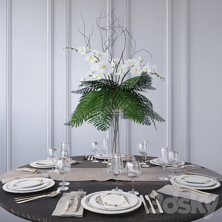 Table setting \/ Table setting 3DS Max