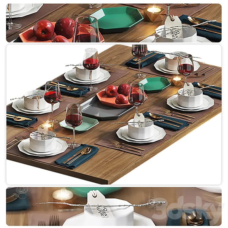 Table setting \/ Table setting 4 3DS Max