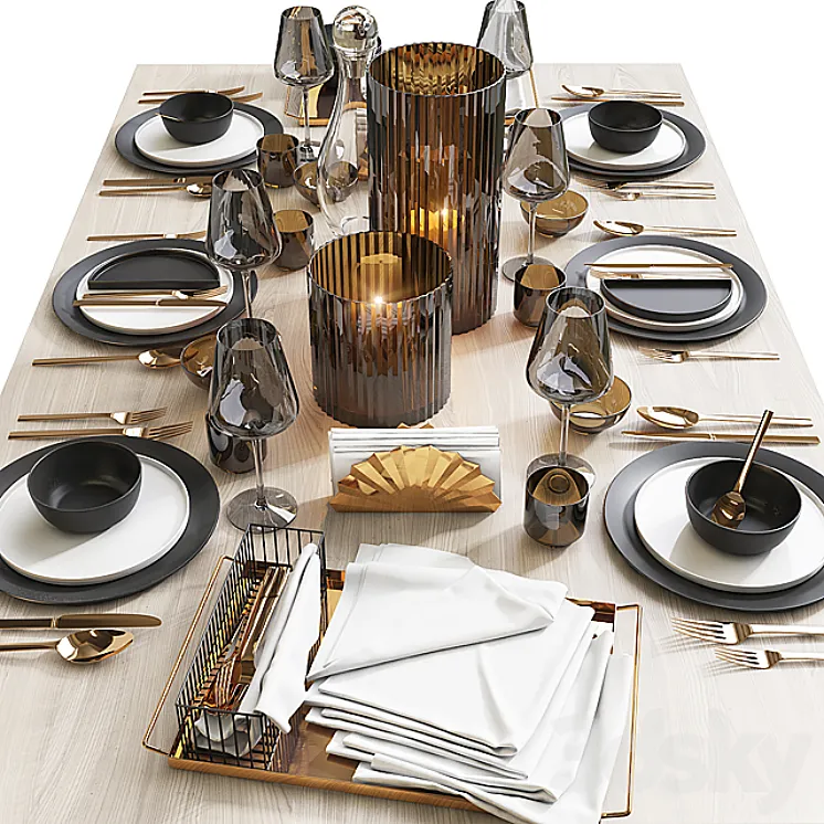 Table setting \/ Table setting 7 3DS Max