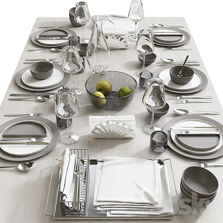 Table setting \/ Table setting 8 3DS Max