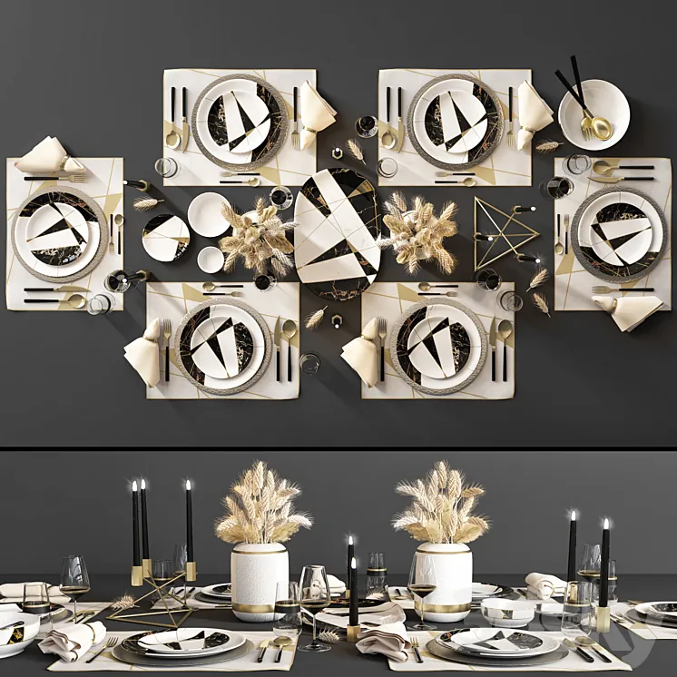 table setting_101 3DS Max