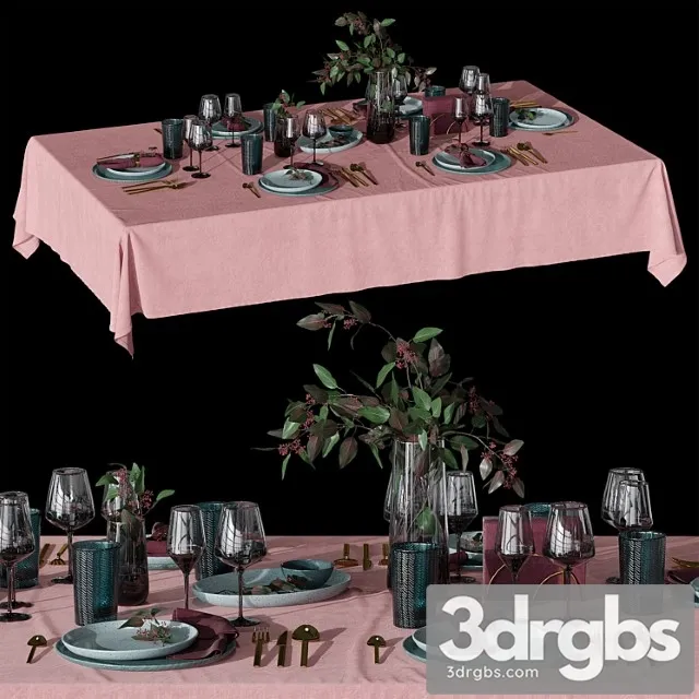 Table setting_1_3 3dsmax Download