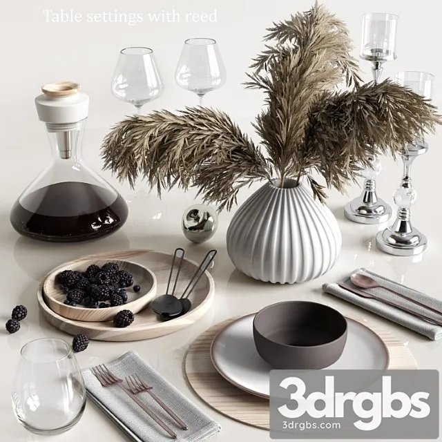 Table settings with reed 3dsmax Download
