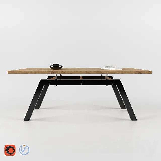 Table Spider 3DS Max Model