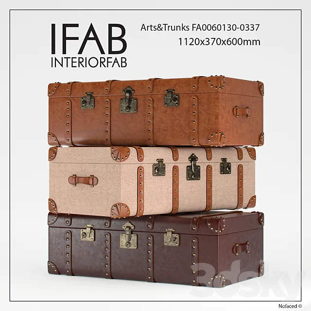 Table Table-Chest IFAB FA0060130-0337 3DS Max Model