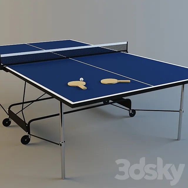 table tennis 3DS Max Model