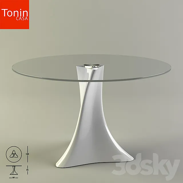 Table Tonin Casa La Defense 3DS Max Model