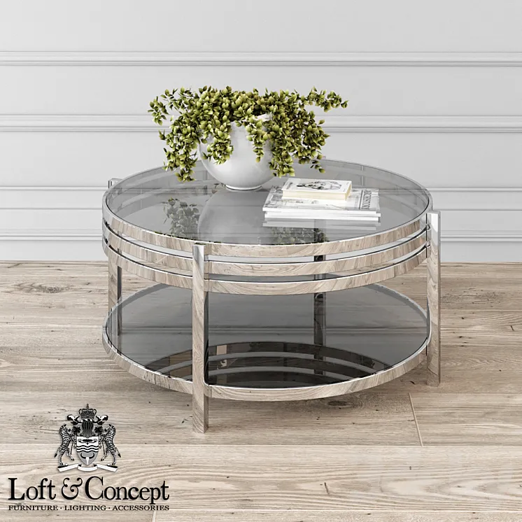 Table ula round coffee table ula001 designed by giannella ventura in 2005 3DS Max