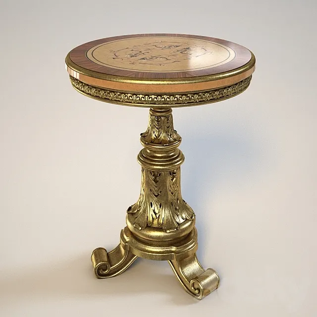 table versailles 3DS Max Model