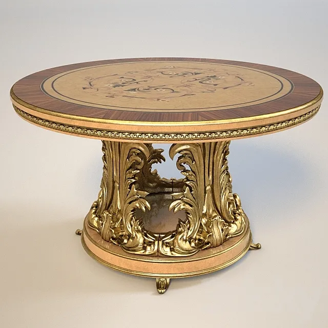 table versailles 3DS Max Model