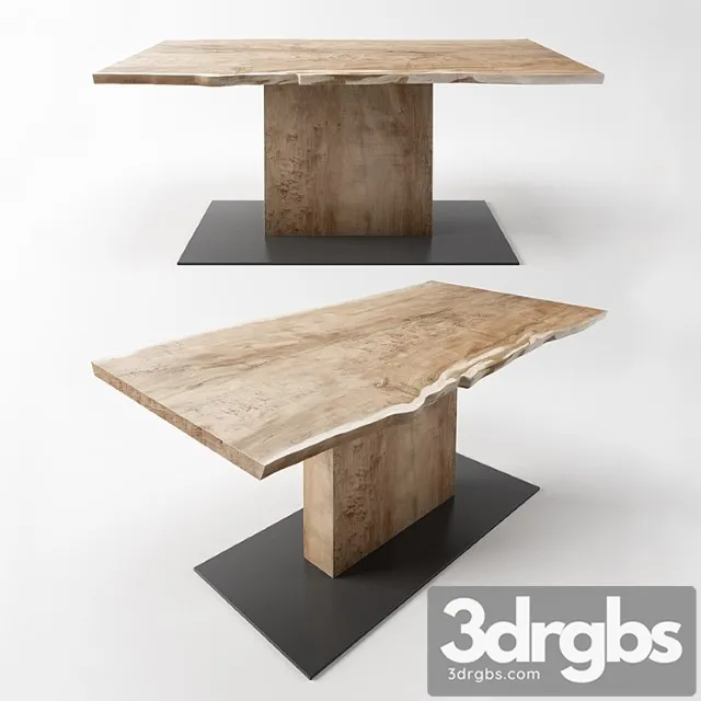 Table with a central leg from the workshop ivan chudov 2 3dsmax Download