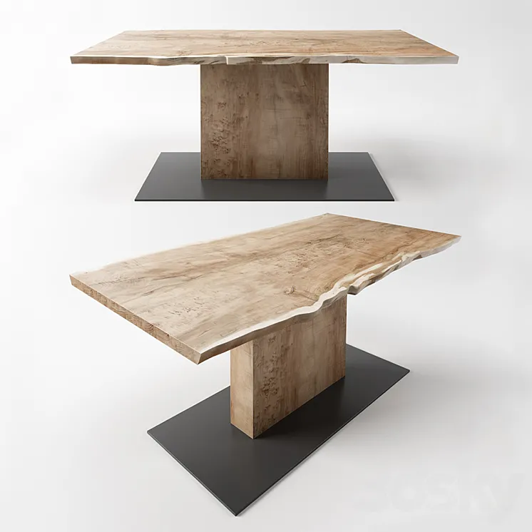 table with a central leg from the workshop IVAN CHUDOV 3DS Max