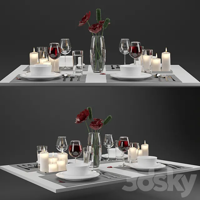 table_setting 3DS Max Model