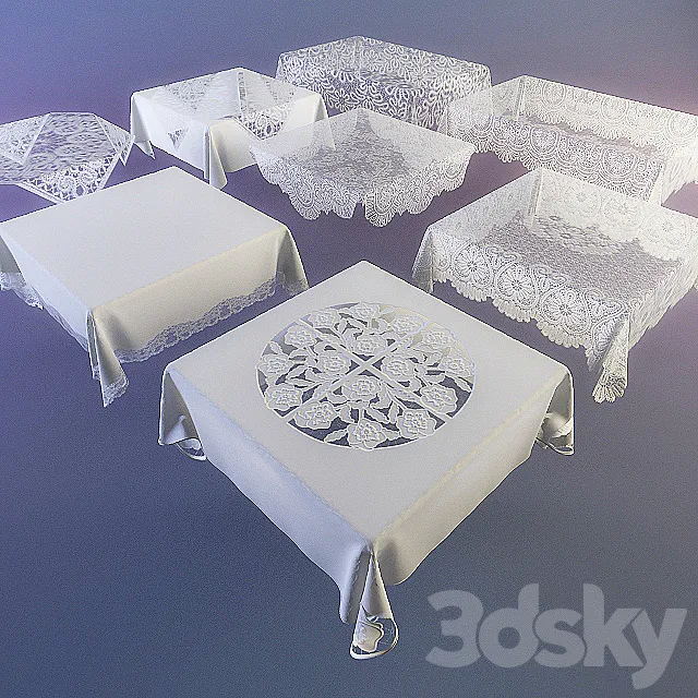 Tablecloths 3DSMax File